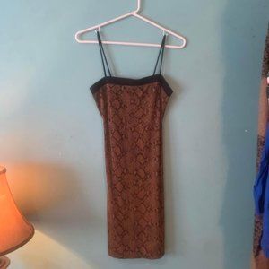 SNAKESKIN Y2K DRESS